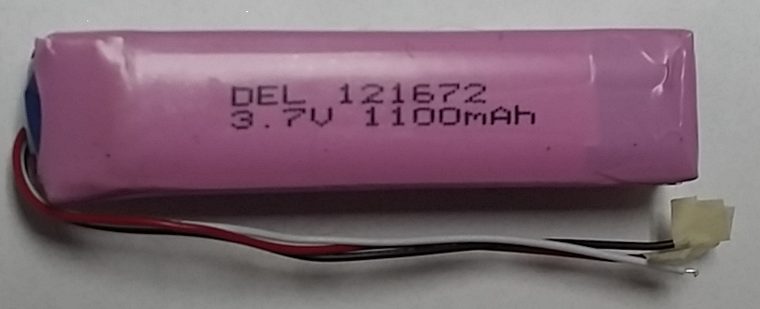 Internal lithium-ion backup battery for the TV2