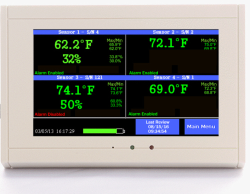 TV2 with two temp/RH and 2 temp only