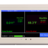 TV2 monitor displaying temp, rh, and pressure