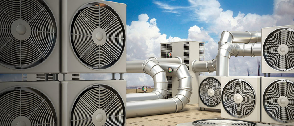 Roof top HVAC fans